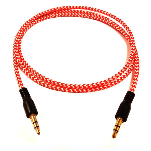 3' Braided 3.5mm Stereo Cable